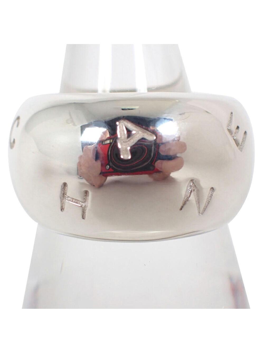 Chanel Alphabet Ring Sterling Silver #347199C75B